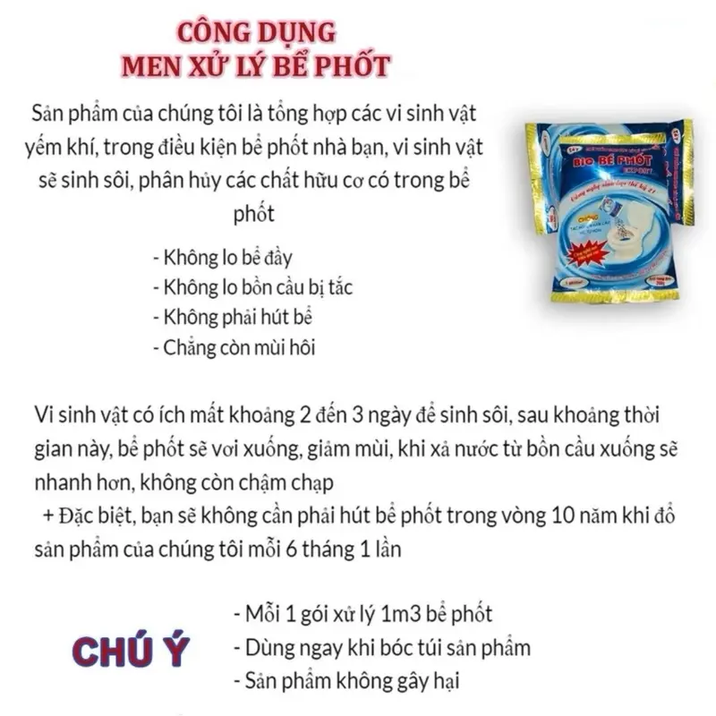 Men Vi Sinh Tikak 250 gr Chống Bể Phốt 2