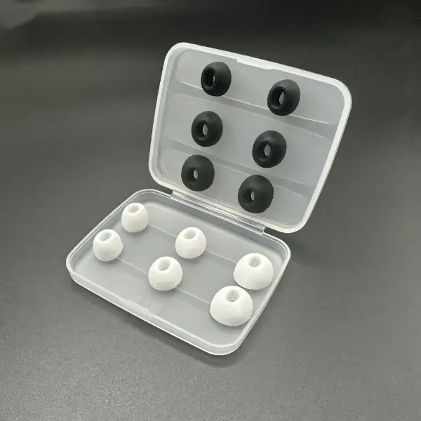 Suitable for AirPodsPro Earcaps, Apple Third-generation Silicone Earplugs, Original Plastic Inner Case, Earphone Cover 12 Pcs Set.