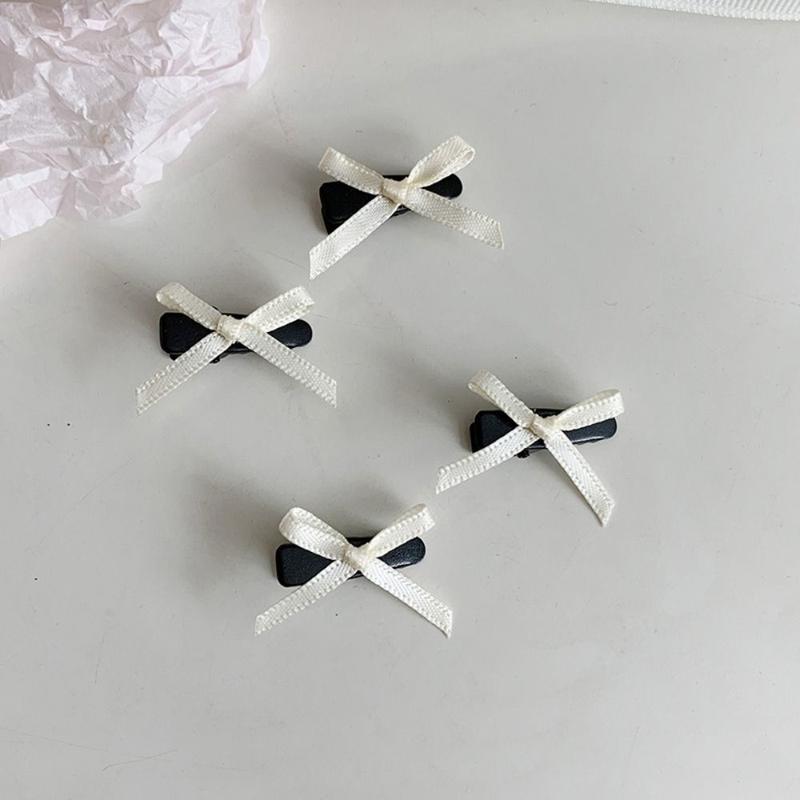 Product Introduction of Headdress Mini Bowknot Hair Clips Sweet Ribbon Bow Hairpin Headwear Hair Accessories Fairy Bang Clip Girls 12