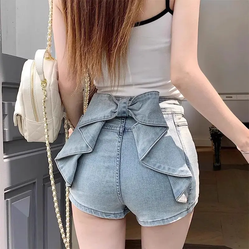 COD Petite Design Sense Three-Dimensional Bowknot Denim COD Petite Design Sense Three-Dimensional Bowknot Denim