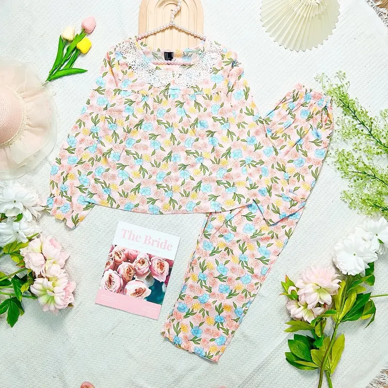 Bộ đồ tole tay dài quần dài - dài quần 93cm [45kg-75kg] form vừa chất tole loại 1 dày dặn - Women, Áo 2