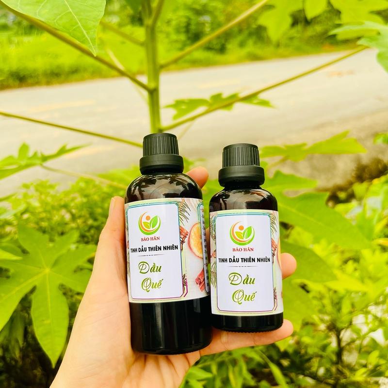 Tặng Vỏ TREO Ô TÔ Tinh Dầu Quế từ thiên nhiên Bảo Hân, khử khuẩn thanh lọc không khí, thơm xe 2