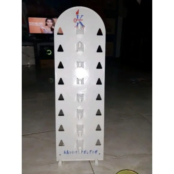 Rak Kacamata Display kacamata tempat kacamata plastik putih tahan lama 2