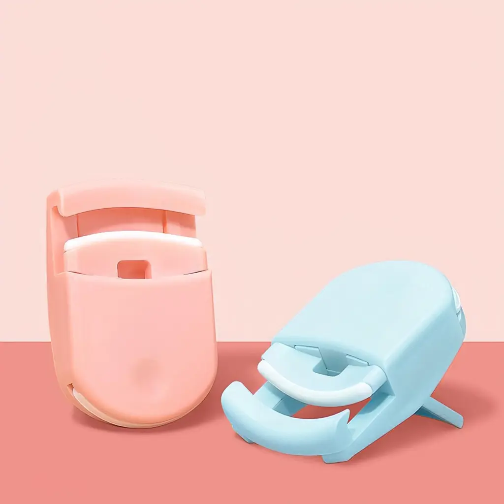 Kẹp bấm mi trên & dưới kèm cạo lông mày mini bỏ túi Manila-GIUSE