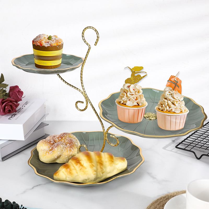 Khay trái cây, ba lớp, giỏ trái cây, giá trái cây, thiết kế xếp ly, thích hợp cho trái cây khô, khay kẹo 3