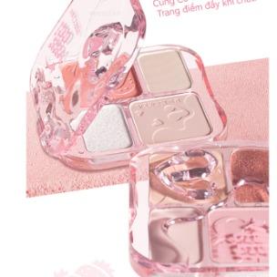 VEECCI Tạo Khối Highlight Phấn Má Hồng bắt sáng 4trong1 Sắc Tông Nude Tự Nhiên 9g Mỹ Phẩm Cosmetic vecci  tạo 5