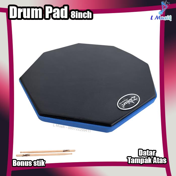 PAD DRUM 8IN LATIHAN STICKING DRUM PAD 2