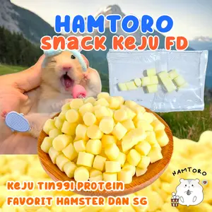 Hamtoro / FD Cheese / Snack Hamster / Makanan Hamster / Snack Keju Hamster, Sugar Glider Goat Milk