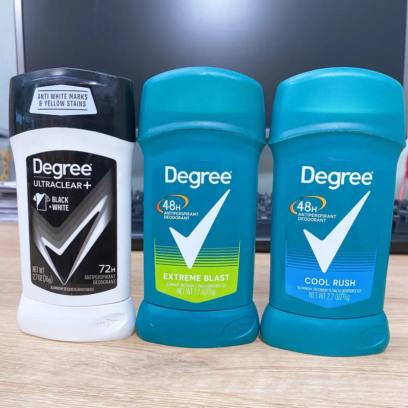Lăn khử mùi lăn nách DEGREE Men Black + White | Cool Rush | Sport 76g (Trắng)/ Lăng khử mùi nam 2