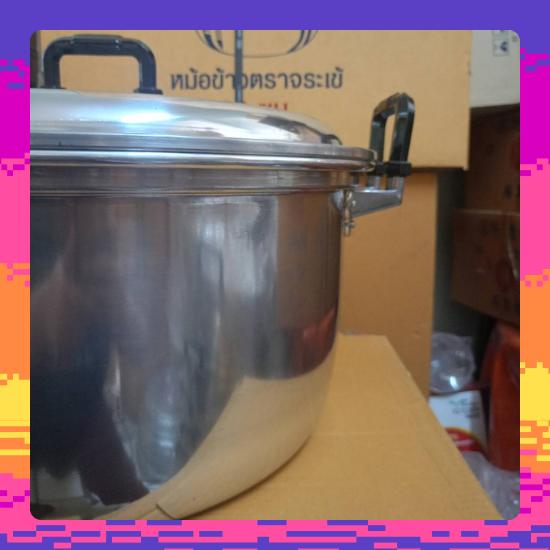 Product Introduction of Crocodile Cookware หม้อข้าว ทรงหนา ตราจระเข้ (เลือกขนาด) ขนาด 36 / 38 / 40 / 45 / 50 / 55 / 60 ซม. 34