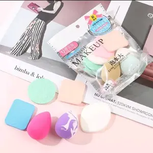 SH Spons Make Up Set 6 IN 1 Beauty Blender Sponge Bedak Isi 6 Pcs Powder Puff Foundation Makeup Puff Wajah Kemasan Plastik