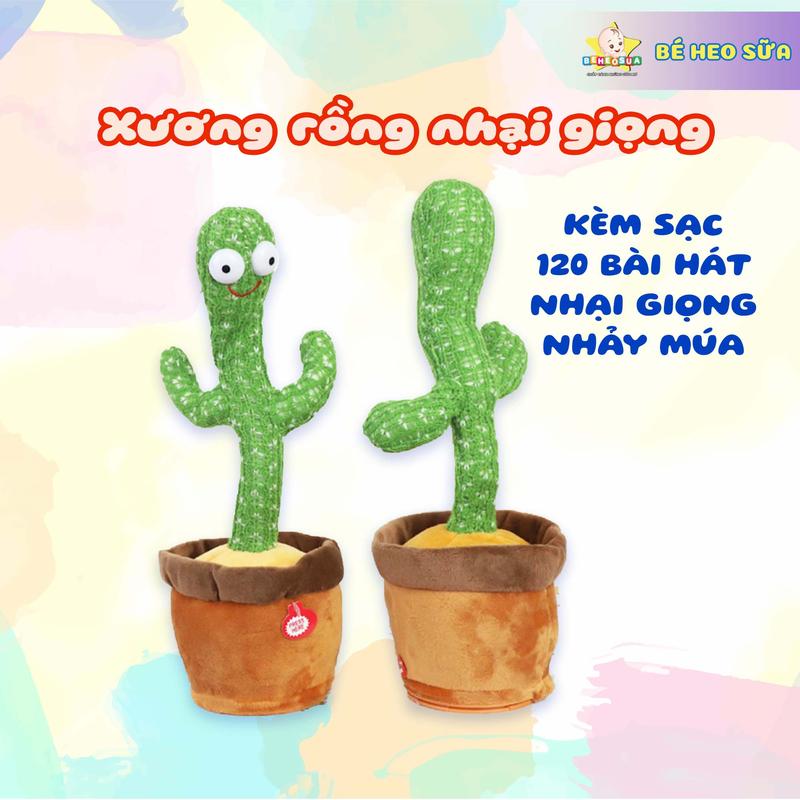 Cây xương rồng nhảy múa nhại giọng cho bé gồm 120 bài tiếng việt sử dụng pin sạc tặng kèm- bảo hành 3 tháng Chưa Có Đánh Giá 0 Đã Bán Toy Đồ Chơi