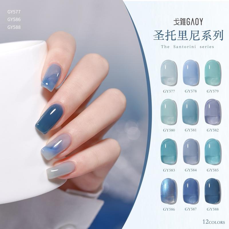 Sơn gel tone thạch xanh đủ màu,thạch xanh dương, 1
