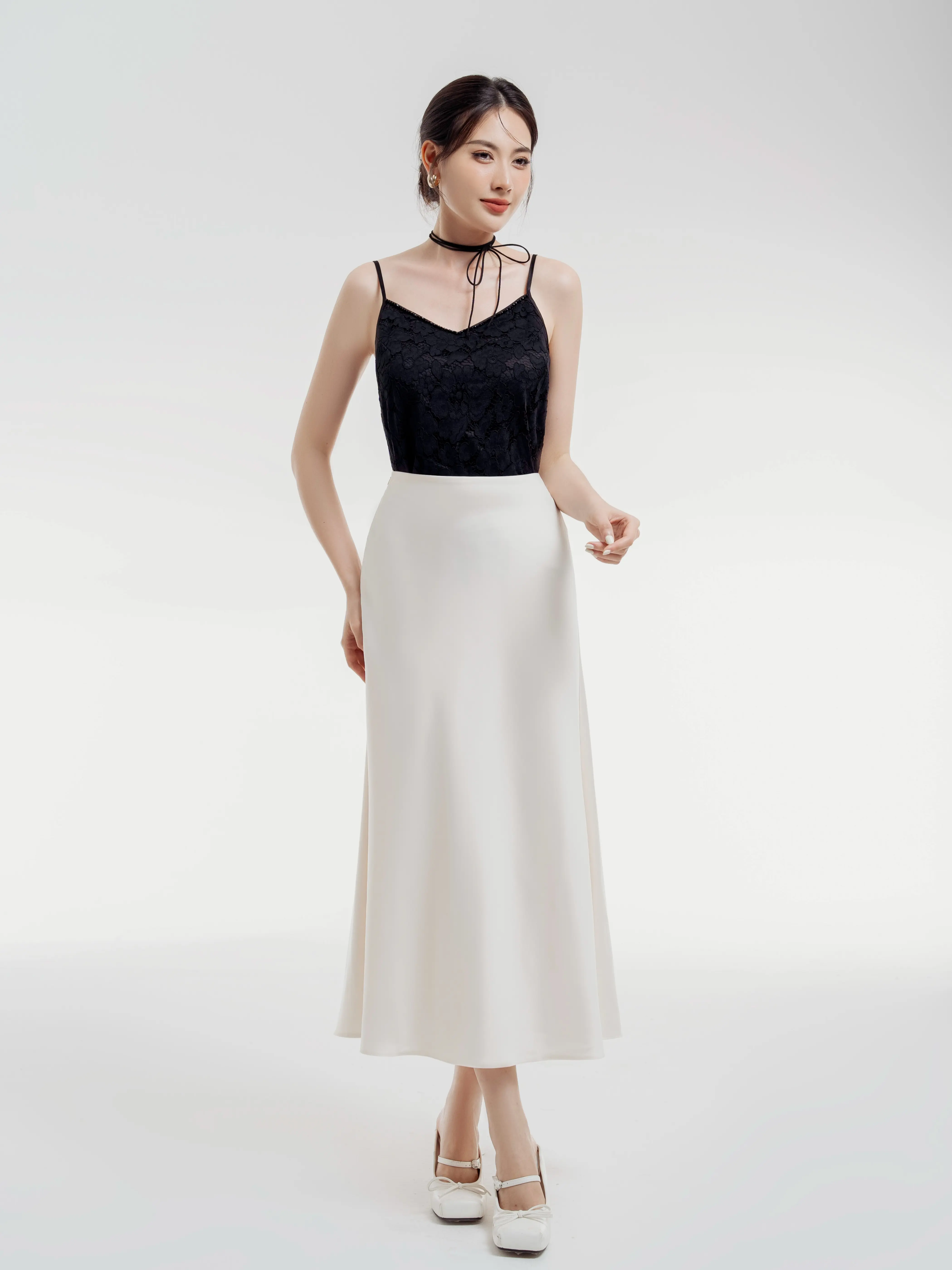 Chân váy maxi thiết kế Eva de Eva 24SCVT005