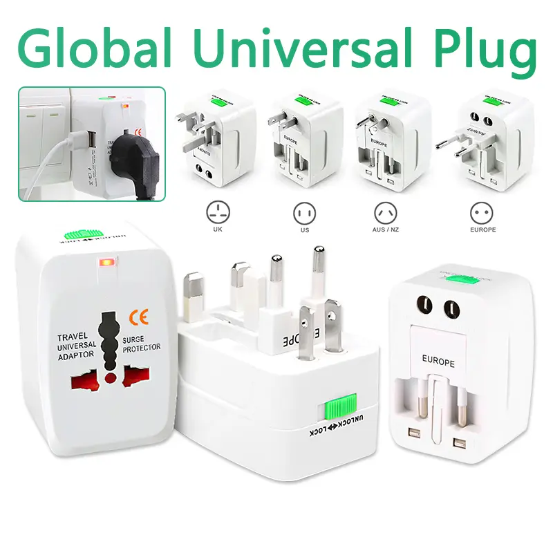 All In 1 Global Universal Plug Universal Adaptor Travel Adapter Plug Electrical Converter Multiple Plug Power Socket
