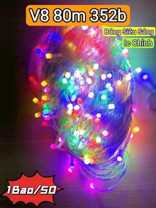 ĐÈN LED CHỚP 80M - Dây ĐÈN LED TRANG TRÍ NGÀY LỄ NOEL TẾT led  kim cuong