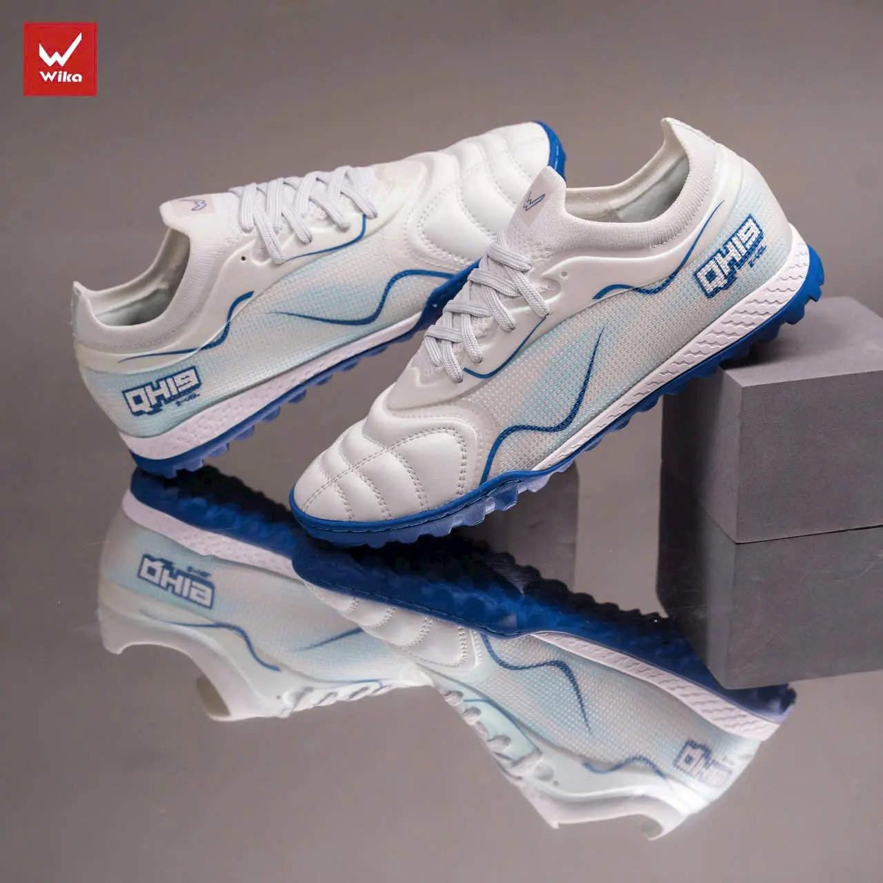 Giày Bóng Đá WIKA QH19 Z Vol Chính Hãng - Da Microfiber TPU Cao Cấp - Full Box + Quà Tặng - Đế Đệm EVA - Sneaker - Cao Su - Sport - Giày Thể Thao
