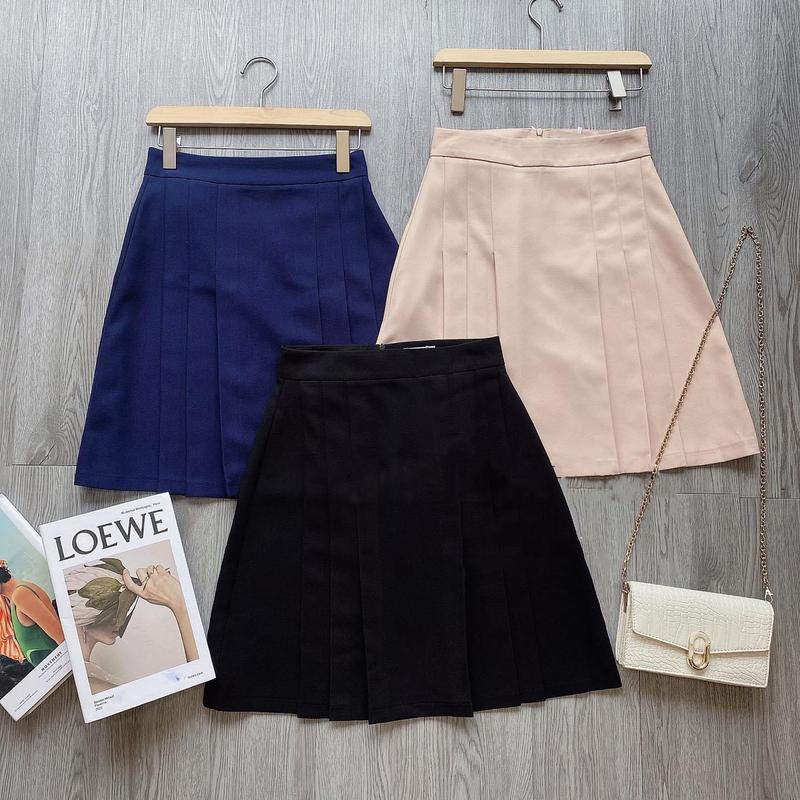 Product Introduction of Chân váy công sở chất liệu vitex dáng chữ a dài tới gối xếp 6ly dài 50 cm Susuclothing 14