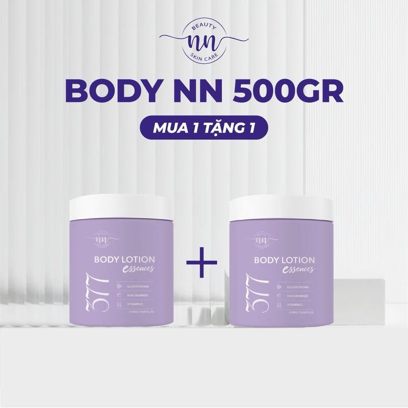 [Mua 1 Tặng 1] Kem NN Beauty Body 500gr - Kem Body Lotion Essences 377 Hỗ Trợ Dưỡng Sáng Da Body