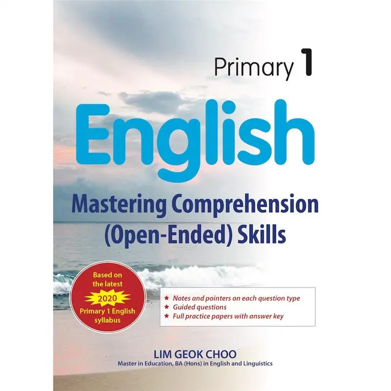 100% Quality Primary 1 English Mastering Comprehension (OpenEnded) Skills/Singapore Syllabus/Assessment Book