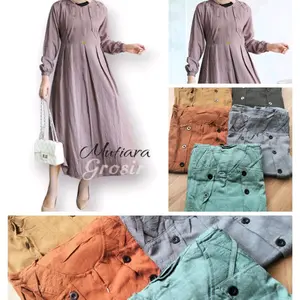 midi dress pololinen premium