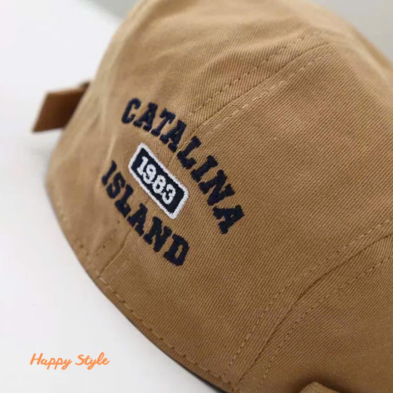 Product Introduction of Mũ Beret Kaki Trơn Nón Mỏ Vịt Thêu Chất Vải Cotton Form Mềm Phong Cách Cổ Điển Cho Nam Nữ - N243 2