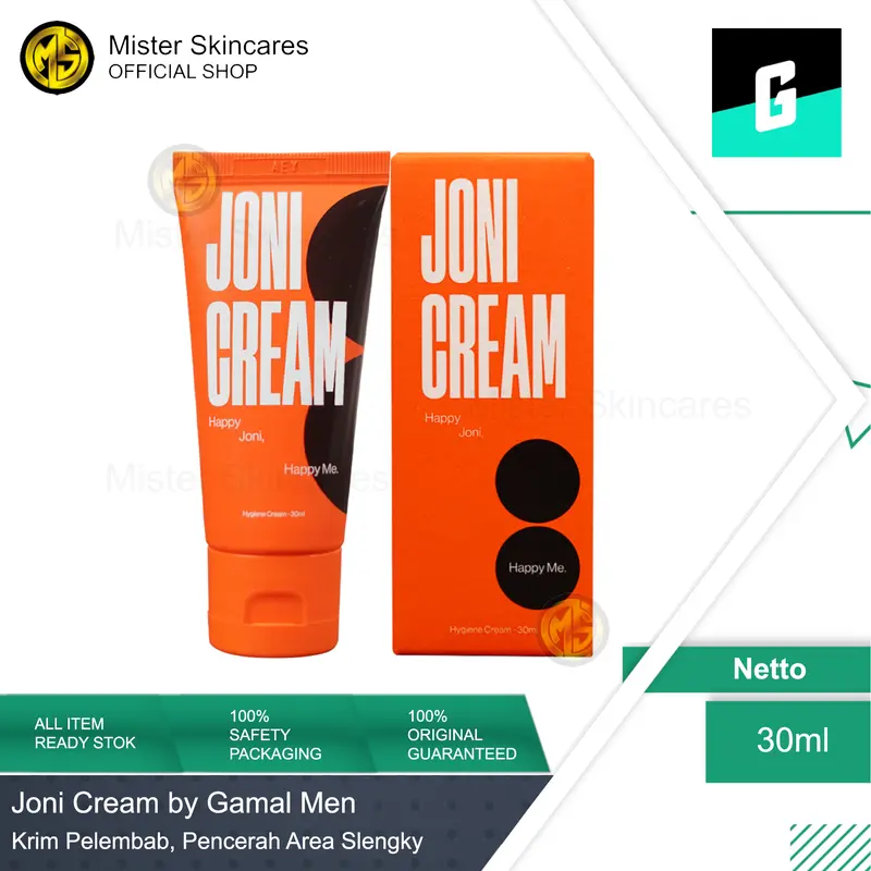 JONI Cream By Gamal Men - Perawatan Area Genital Pria untuk Menghilangkan Gatal & Bau Tidak Sedap Serta Mencerahkan Kulit Area Slengky 0