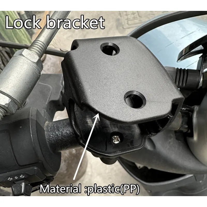 Gembok Alarm Anti Maling Cakram Kunci Alarm Motor Paket Bracket Kabel 7