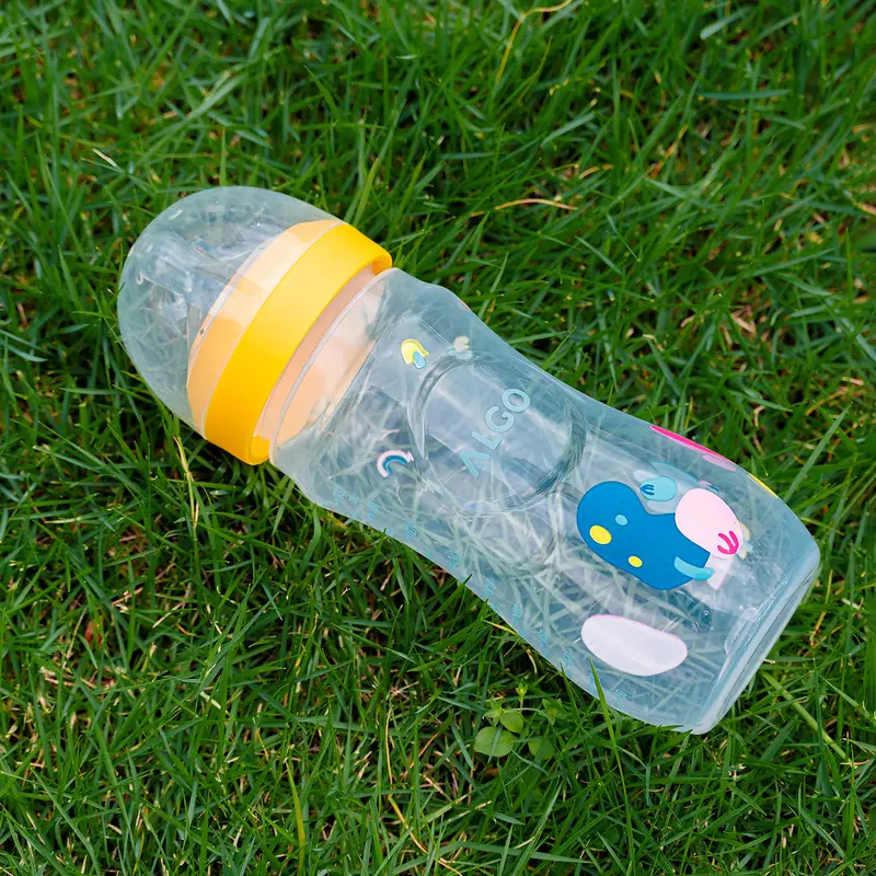 Bình Sữa Trẻ Em Bé Polyethylene Alamiah, Cho Trẻ Sơ Sinh, Bình Cho Con Bú, Có Núm Vú Silicon, Không Chứa BPA, Có Kích Thước 260ml Và 330ml, Có Sẵn Trong Phụ Kiện Bình Sữa Trẻ Em 3