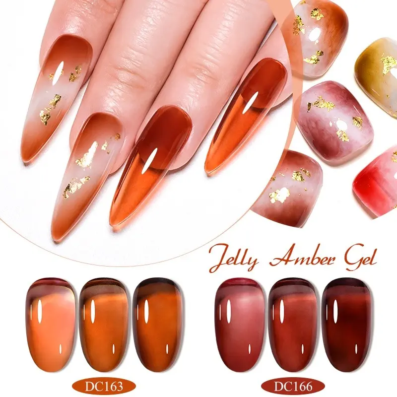 Sơn Móng Tay Gel Thạch Hổ phách Gel MTSSII, 7ml, Gel Mờ, Ngâm, Màu Trơn Làm Móng Nghệ Thuật