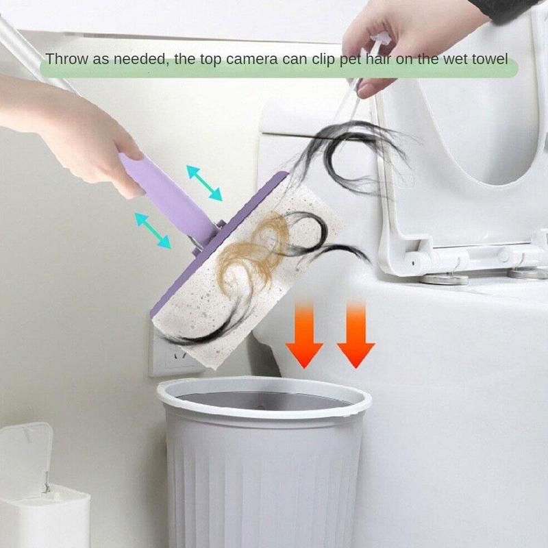 Automatic Cloth Changing Mini Mop, Hands-Free Mini Mop Compatible With Face Towels, Compatible B2P2 2