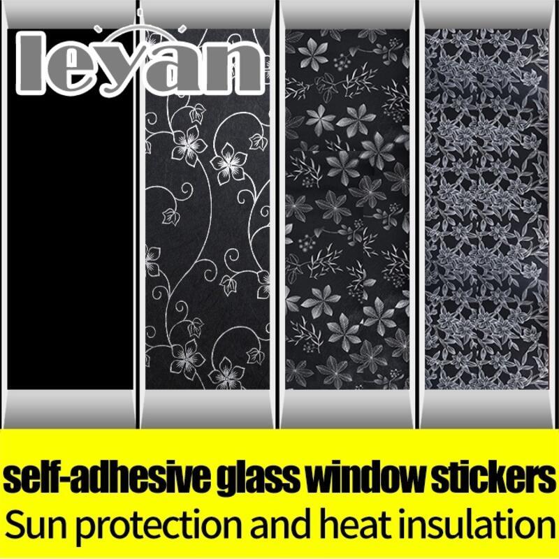 Product Introduction of black opaque self-adhesive shading sun UV protection window film glass sticker Decor Decorative 0