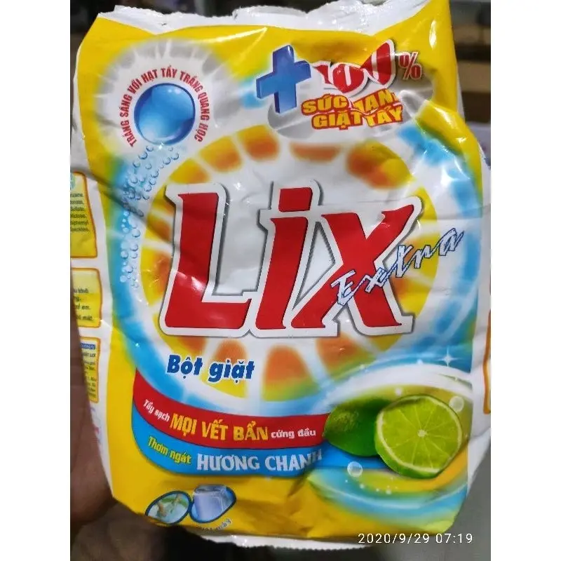 Bột giặt Lix hương chanh 250g