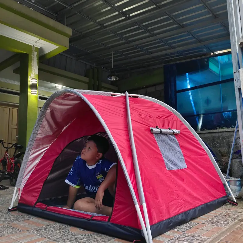 TENDA CAMPING ANAK KARAKTER HEWAN DAN KARTUN ANTI AIR 6
