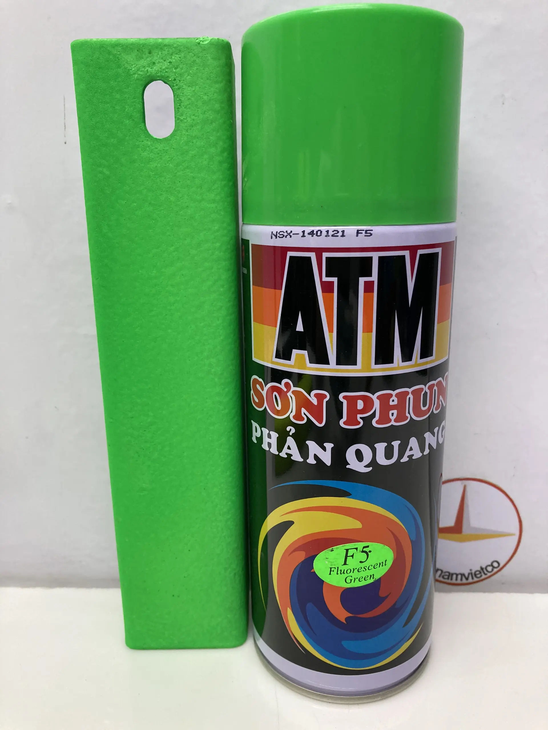 Sơn xịt phản quang màu vàng Fluorescent Green F5