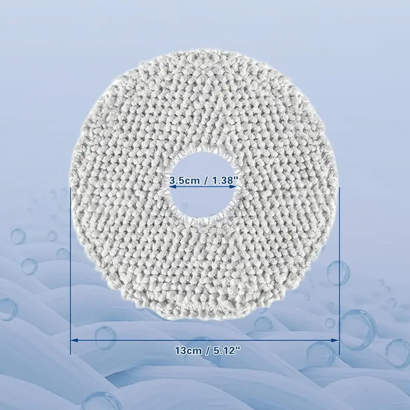 Cây Lau Nhà, Gói 10 Chiếc, Thích Hợp Cho Robot Hút Bụi Dreame L10s Ultra / L10s Pro Ultra / L20 Ultra / L10s Pro Ultra Heat / Xiaomi X10 +, Có Thể Giặt Được 1