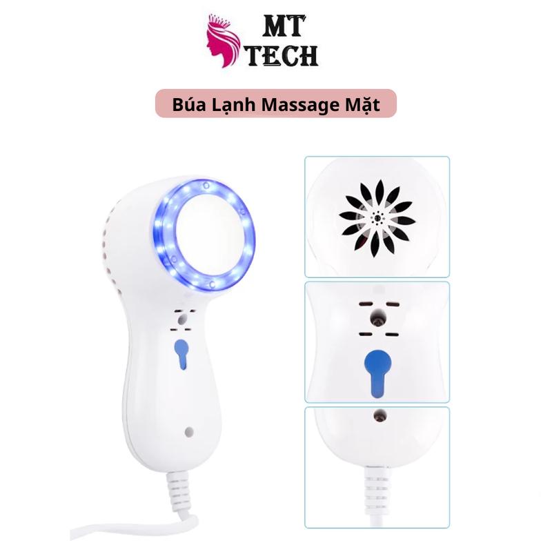 Búa Lạnh Massage Mặt Đẩy Sâu Tinh Chất | Kết Hợp Ánh Sáng Sinh Học 2