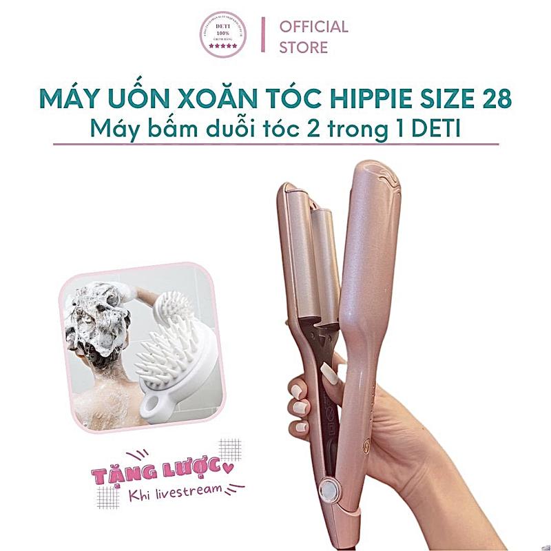 [DEAL SỐC HIPIE SIZE 28] Máy bấm tóc gợn sóng, Máy bấm duỗi tóc 2 in 1 DETI