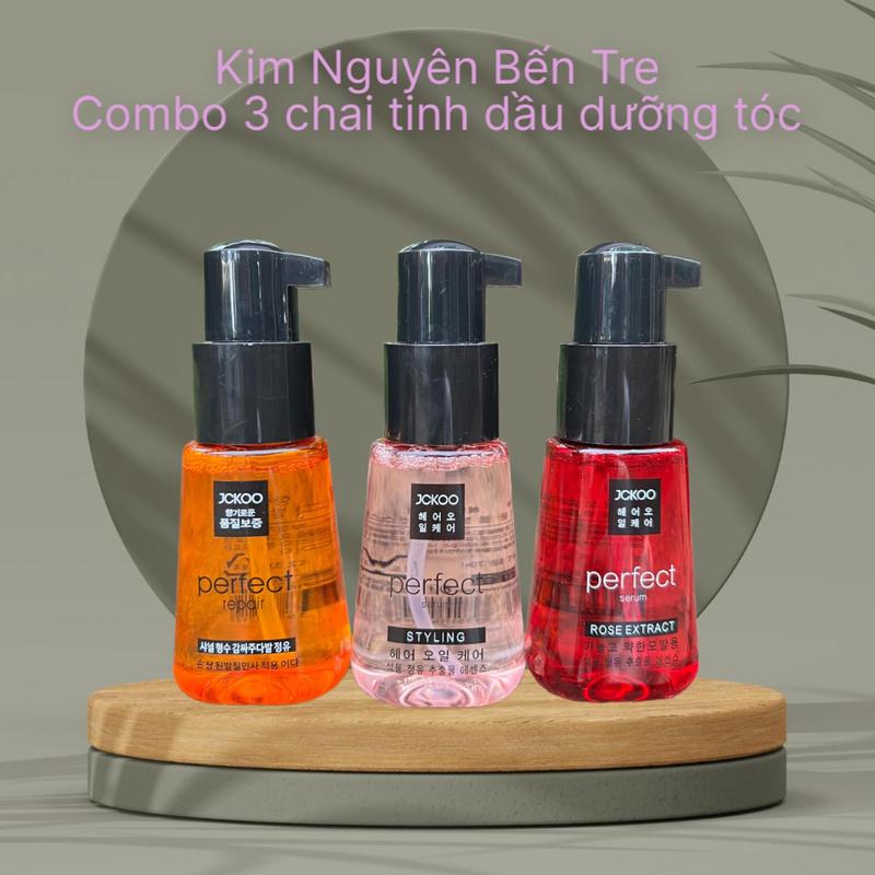  COmbo 3 Chai Tinh Dầu Dưỡng Tóc JCKOO   70ml   Nữ Women 