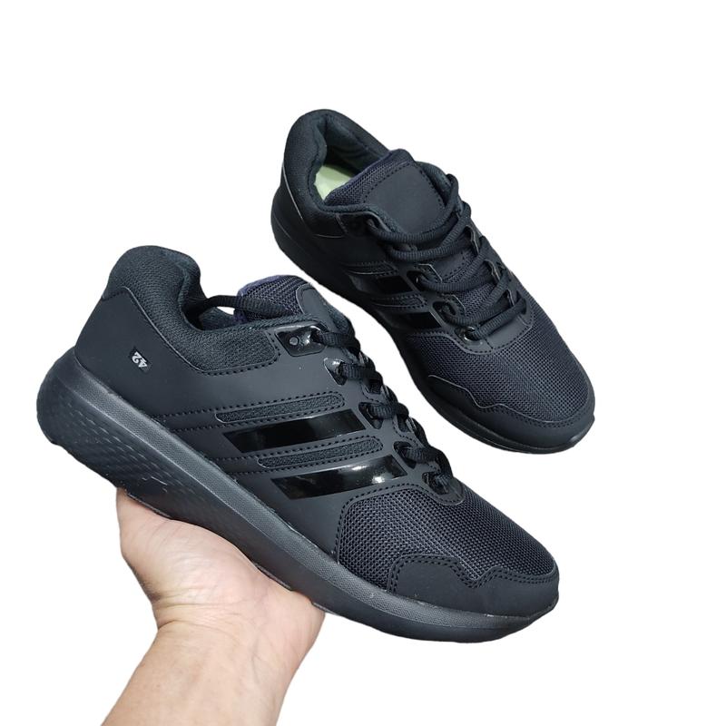 Giày thể thao sneaker nam nữ full size 36 đên 44 full đen và full trắng Shoes Đế Bằng