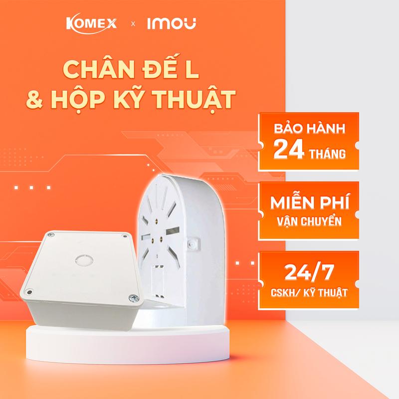 Chân đế ốp trần cho camera, Tặng kèm ốc vít và treo trần bắt tường, Dấu dây điện - Imou Komex Store Phụ Kiện