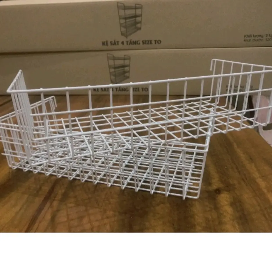 Giỏ cài lưới sắt, rổ đựng đồ phụ kiện KT 40*20*10cm Rổ