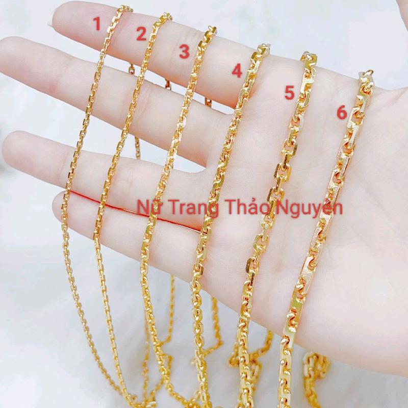 Dây chuyền đồng đỏ chữ công vuông Trang Sức phù hợp cho Nam và Nữ .