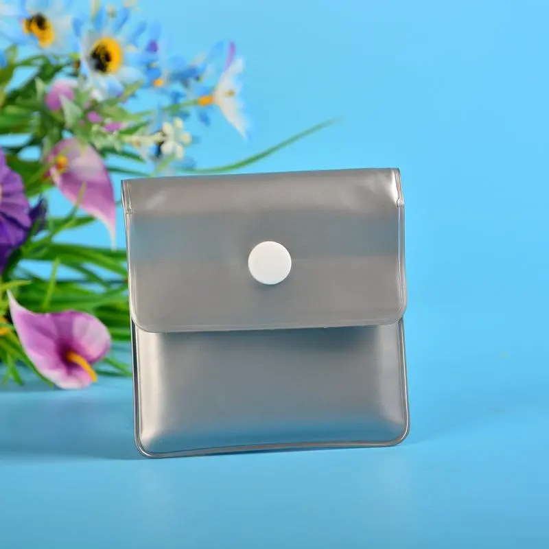 Pocket Ashtray Bags Gray  PVC Fireproof - Odorless - Compact Portable - Simple And Clean Design Accessory Lighter