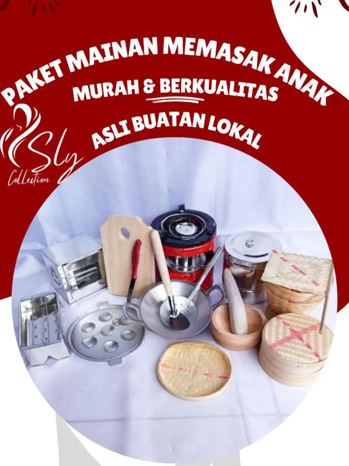 New Alat Masak Masakan Anak Tradisional Kompor Mini Mainan Anak