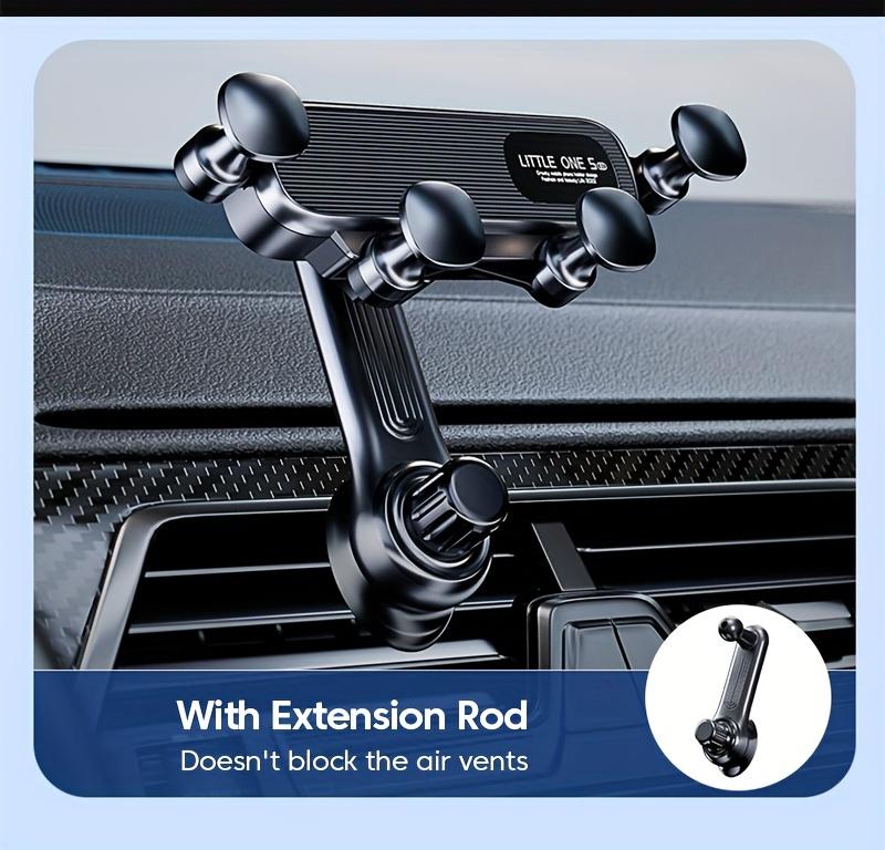 Product Introduction of New Gravity Car Phone Holder Air Vent Clip Mount Mobile Cell Stand Car Navigation Phone Stand 2