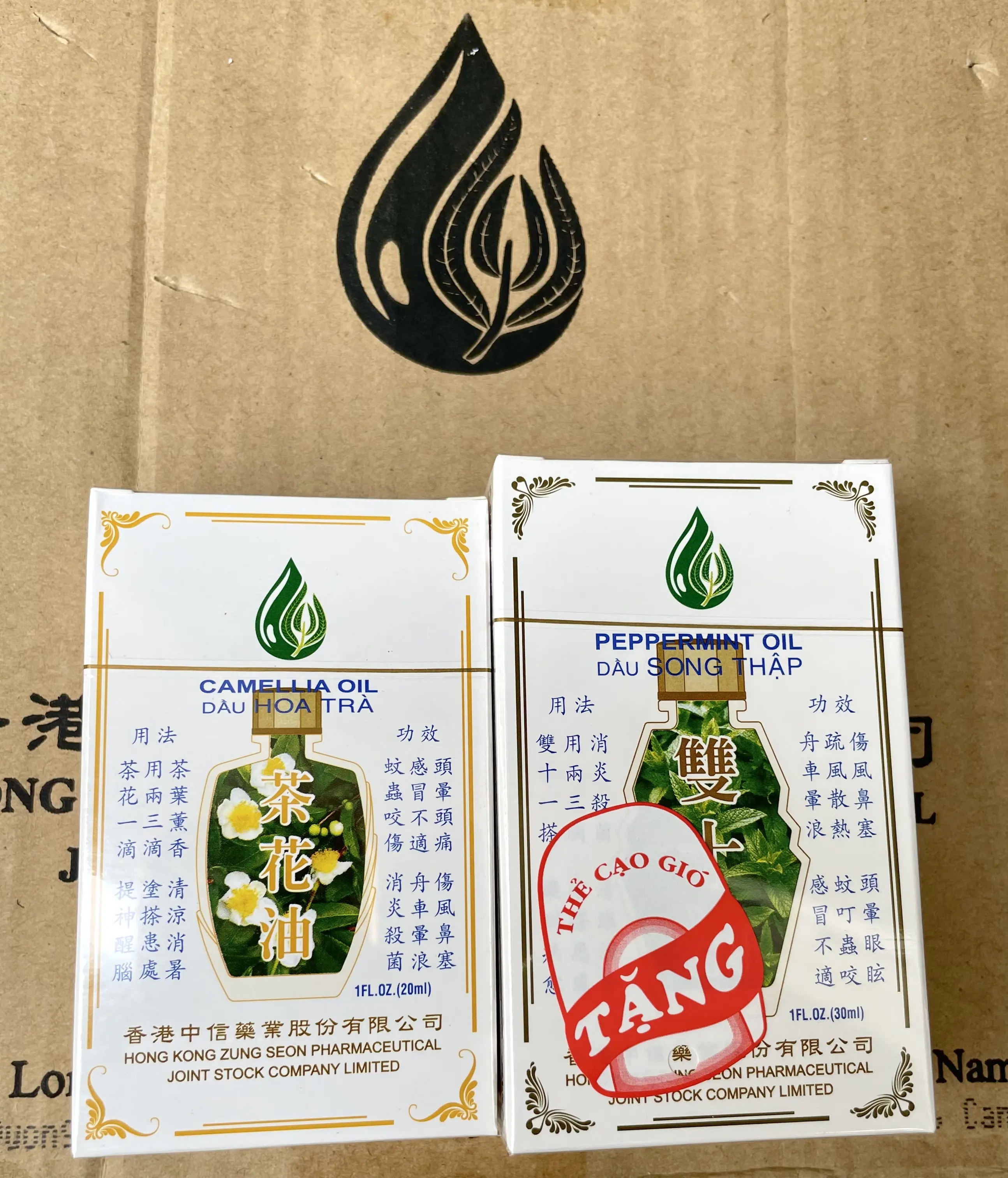 Combo 2 gồm 1 hoa trà 20ml + 1 song thập 30ml