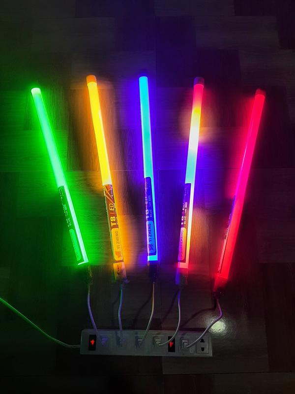  Đèn Led Tuýp Nhựa 60cm - 120cm Nhiều Màu Sắc Trang Trí Có Sẵn Dây Nguồn  đặt mua từ 2 sp  