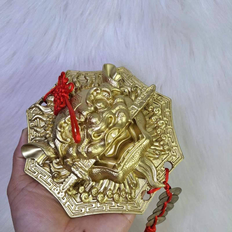 Hổ Phù An Gia Hóa Sát Ngũ Đế kích 1 5×15cm trang trí phong thủy chất liệu bột đá Decor Decor Phòng Trang Trí Nhà 1