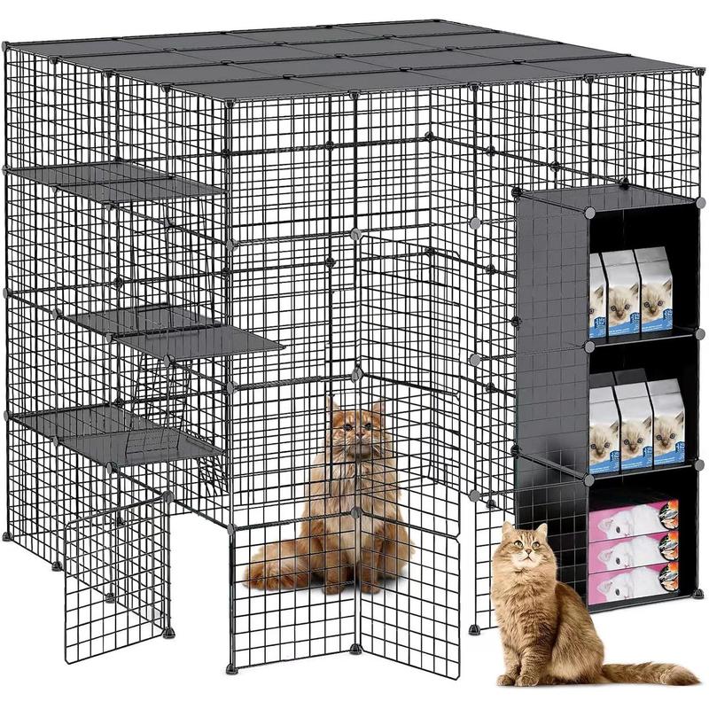 Wire storage fashion cubes cat enclosure